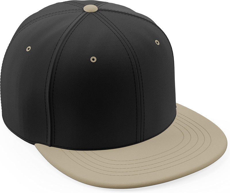 Daxton Store Classic Blank Snapback Flat Bill Visor Hat Cap One Size Adjustable Back - Image 1